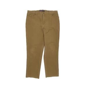 Gloria Vanderbilt Amanda Straight Leg Women's size 16P Brown Denim jeans